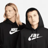 Nike Sportswear Club Fleece Women's Oversized Crop Graphic Hoodie. Nike.com