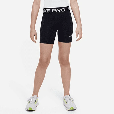 Nike Pro Big Kids' (Girls') Dri-FIT 5" Shorts (Extended Size). Nike.com