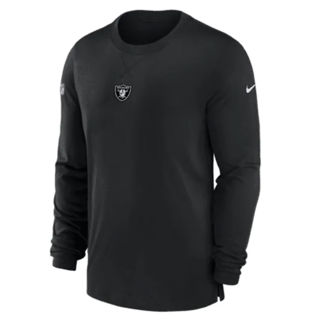 Las Vegas Raiders Nike Sideline Impact Performance Long Sleeve T