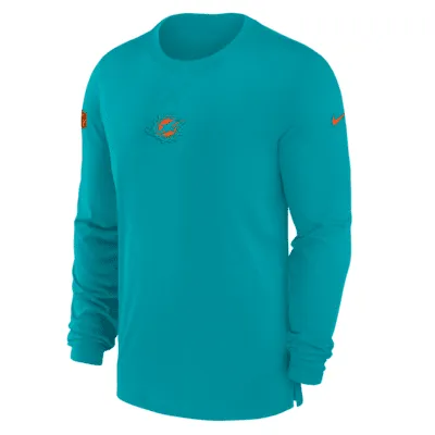 Nike Dri-FIT Sideline Team (NFL Miami Dolphins) Men's Long-Sleeve