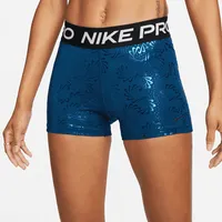 Nike Pro Women's Mid-Rise 3" Printed Training Shorts. Nike.com