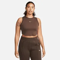 Nike Sportswear Chill Knit Women's Tight Cropped Mini-Rib Tank Top. Nike.com