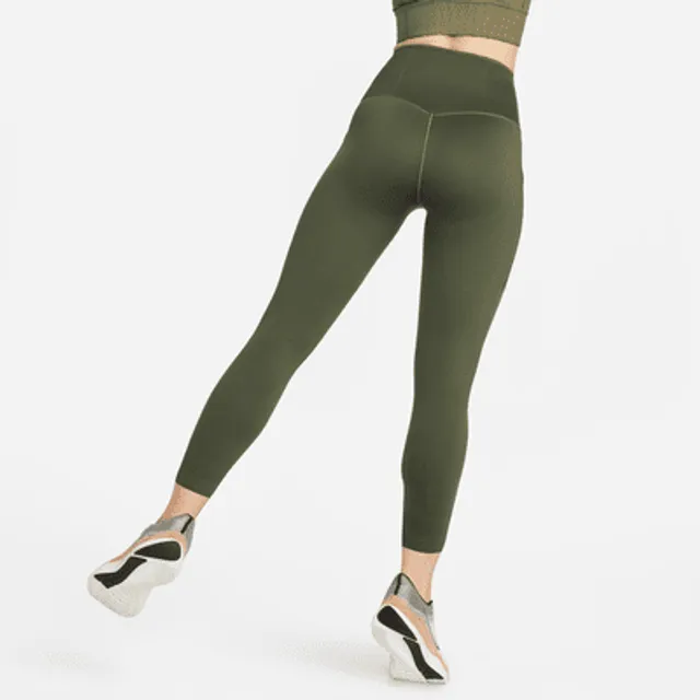 NWT Nike Pro Therma-Fit ADV Women's High-Waisted Leggings Green Plus Size 3X