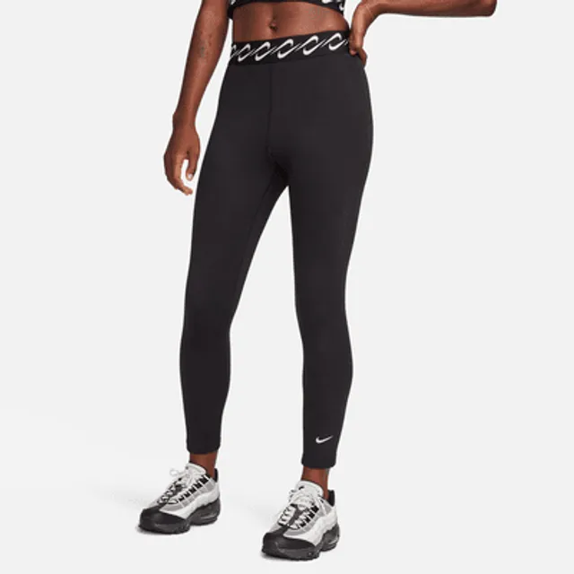 Nike One Women's High-Waisted Full-Length Split-Hem Leggings.
