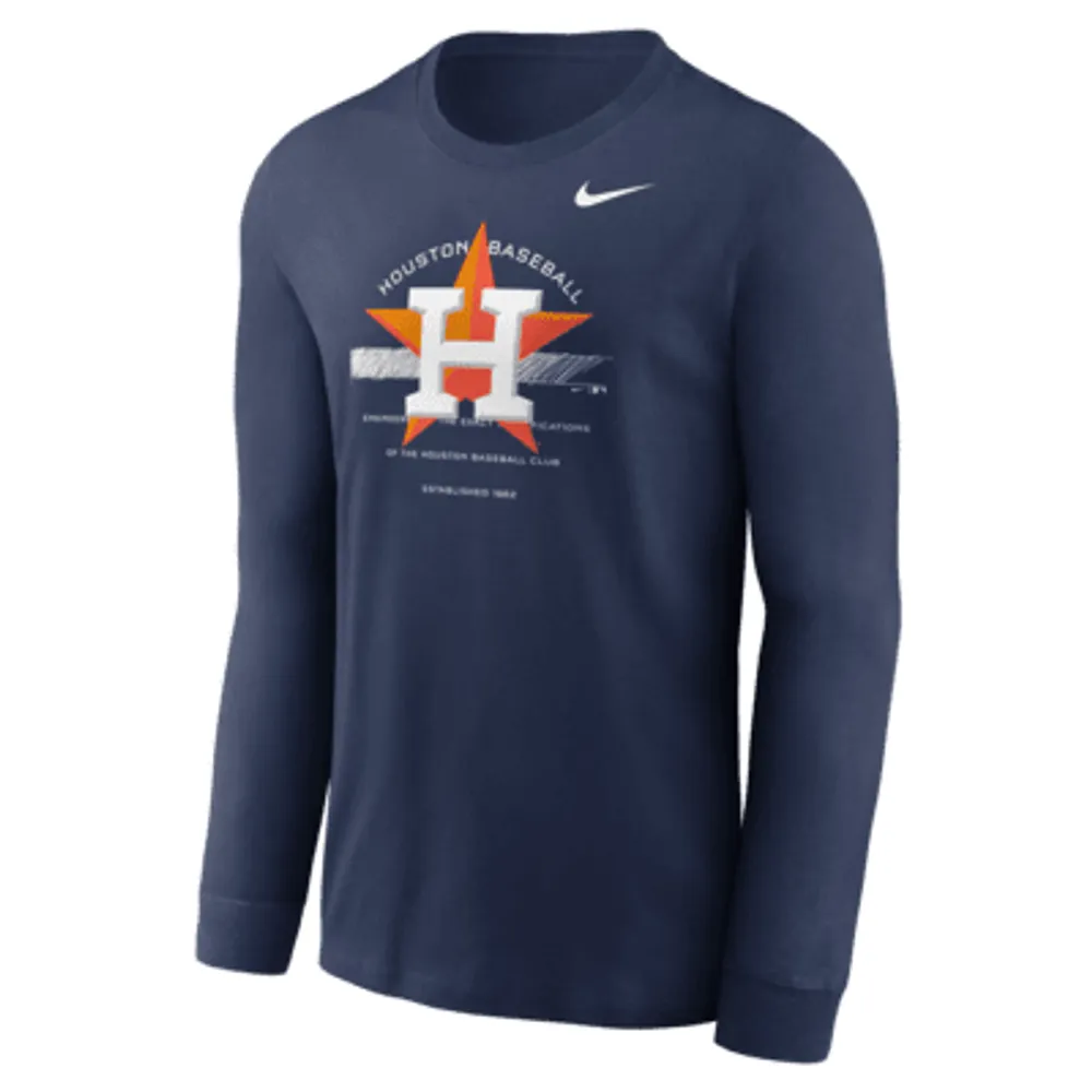 Nike Over Arch (MLB Houston Astros) Men's Long-Sleeve T-Shirt. Nike.com