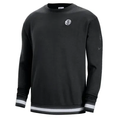 Brooklyn Nets Courtside Men's Nike NBA Fleece Sweatshirt. Nike.com