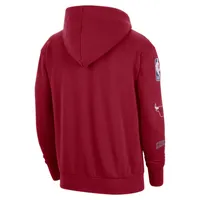 Chicago Bulls Courtside City Edition Men's Nike NBA Fleece Pullover Hoodie. Nike.com