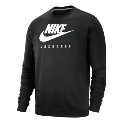 Nike Swoosh Lacrosse Men's Crew-Neck Sweatshirt. Nike.com