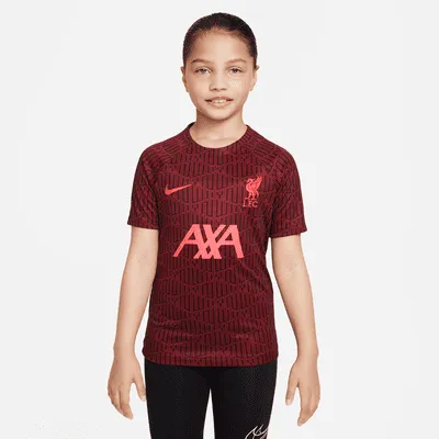 Liverpool FC Big Kids' Nike Dri-FIT Pre-Match Soccer Top. Nike.com