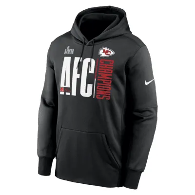 Nike Therma 2022 AFC Champions Iconic (NFL Kansas City Chiefs) Men's Pullover Hoodie. Nike.com