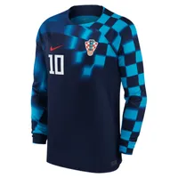 Croatia National Team 2022/23 Stadium Away (Luka Modrić) Men's Nike Dri-FIT Long-Sleeve Soccer Jersey. Nike.com