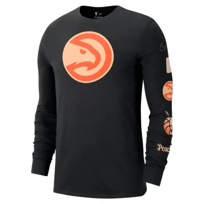 Atlanta Hawks City Edition Men's Nike NBA Long-Sleeve T-Shirt. Nike.com