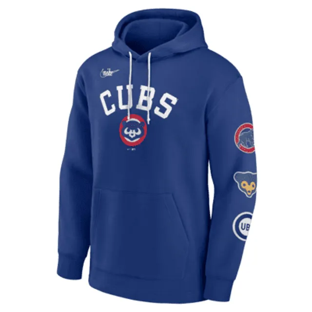 Nike Rewind Lefty (MLB Chicago Cubs) Men's Pullover Hoodie. Nike