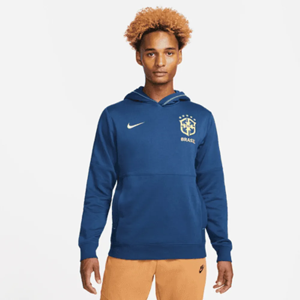 Brazil Travel Men's Fleece Soccer Hoodie. Nike.com