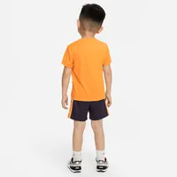 Nike Dri-FIT Blocked Shorts Set Little Kids' 2-Piece Set. Nike.com