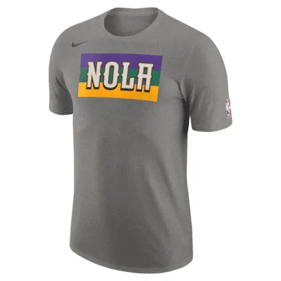 New Orleans Pelicans City Edition Men's Nike NBA Logo T-Shirt. Nike.com