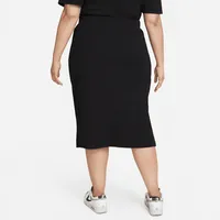 Nike Sportswear Women's High-Waisted Ribbed Jersey Skirt (Plus Size). Nike.com