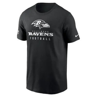 Baltimore Ravens Nike Reflective Long Sleeve T Shirt - Mens