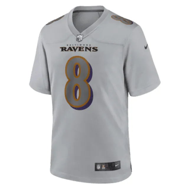 Men's Nike Justin Jefferson Gray Minnesota Vikings Atmosphere Fashion Game Jersey