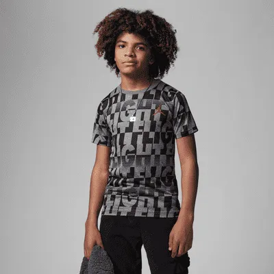 Jordan Flight Printed Performance Tee Big Kids' T-Shirt. Nike.com