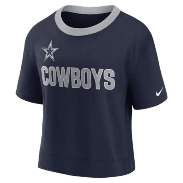 : NFL Dallas Cowboys Womens Nike Sleeve Stripe 3/4-Sleeve Raglan  T-Shirt, White/Navy, Small : Sports & Outdoors