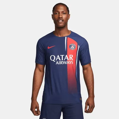 Kylian Mbappe Paris Saint-Germain 2023/24 Stadium Home Men's Nike Dri-FIT  Soccer Jersey.