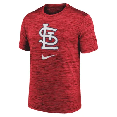 Nike Cleveland Indians Womens Red Velocity V T-Shirt