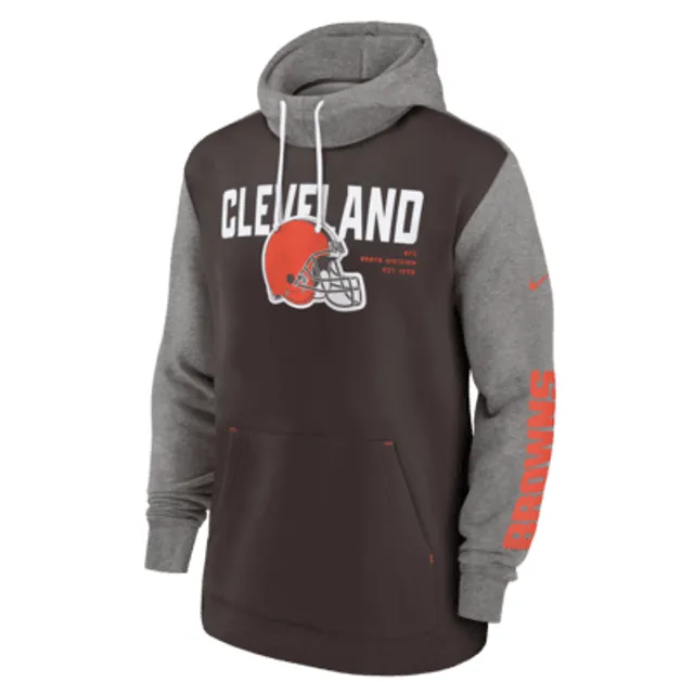 Cleveland Browns Rewind Club Nike Men's NFL Pullover Crew in Brown, Size: Medium | NKPU11QZ93V-068