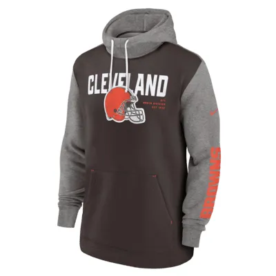 Nike Cleveland Browns Sideline Club Men's Nike NFL Pullover Hoodie.  Nike.com