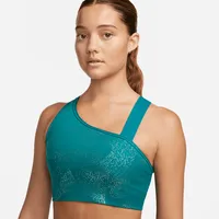 Nike Swoosh Women's Medium-Support Asymmetrical Non-Padded Sports Bra. Nike.com