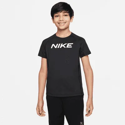 Nike Pro Dri-Fit Short Sleeve Shirt Men's Black Used XL