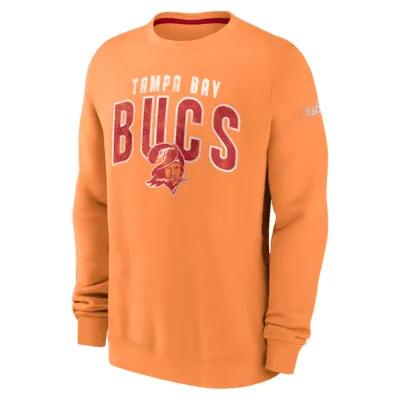 Nike Women's Rewind Gym Vintage (NFL Tampa Bay Buccaneers) Pullover Hoodie in Orange, Size: Large | NKZQ83T9YV-0DL