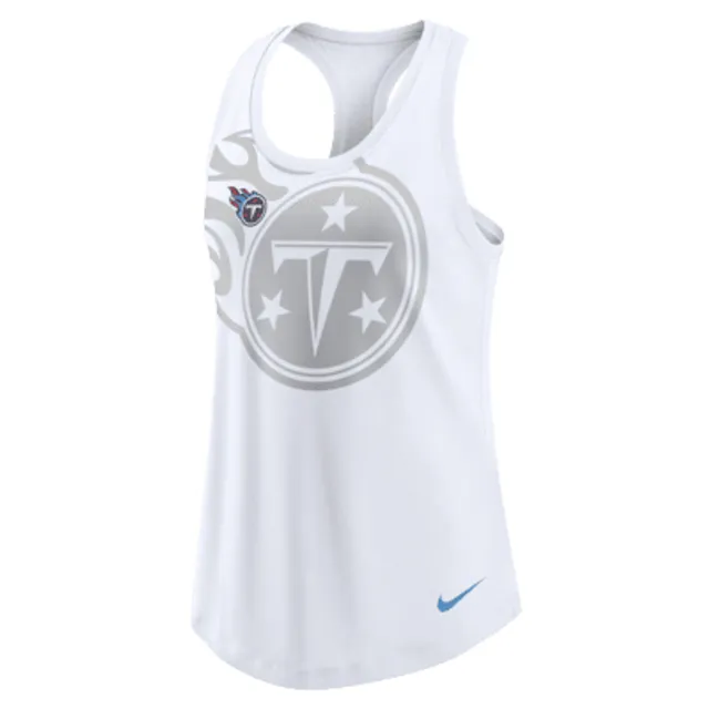 Nike Women's Team (NFL Pittsburgh Steelers) Racerback Tank Top in White, Size: Medium | NKYB10A7L-06U