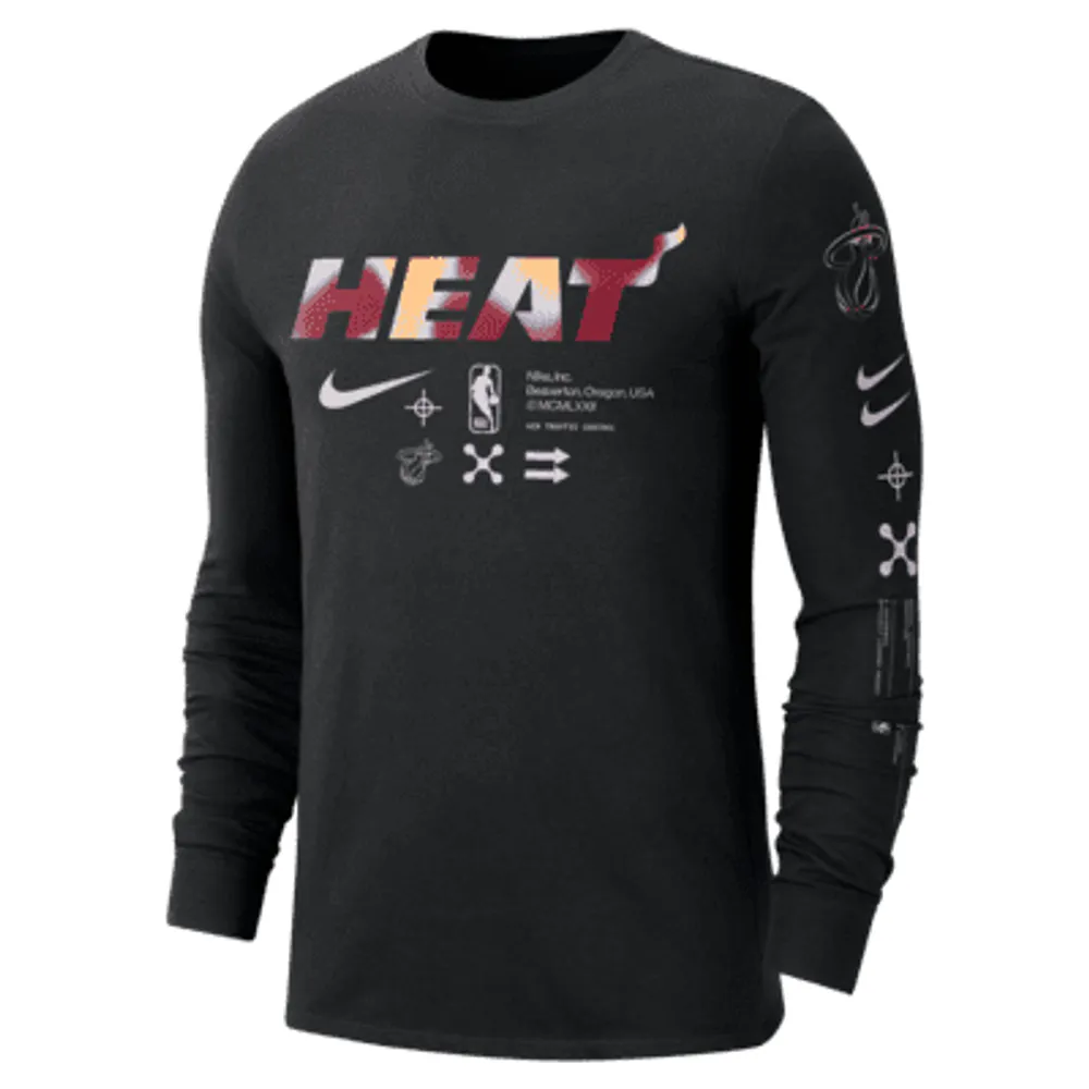 Miami Heat Men's Nike NBA Long-Sleeve T-Shirt. Nike.com