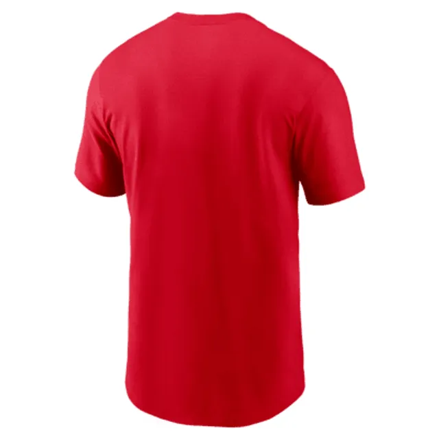 Nike Kansas City Chiefs Mens Red Team Short Sleeve Polo