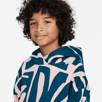 Nike Sportswear A.I.R. Icon Fleece Big Kids' Oversized Pullover Hoodie. Nike.com