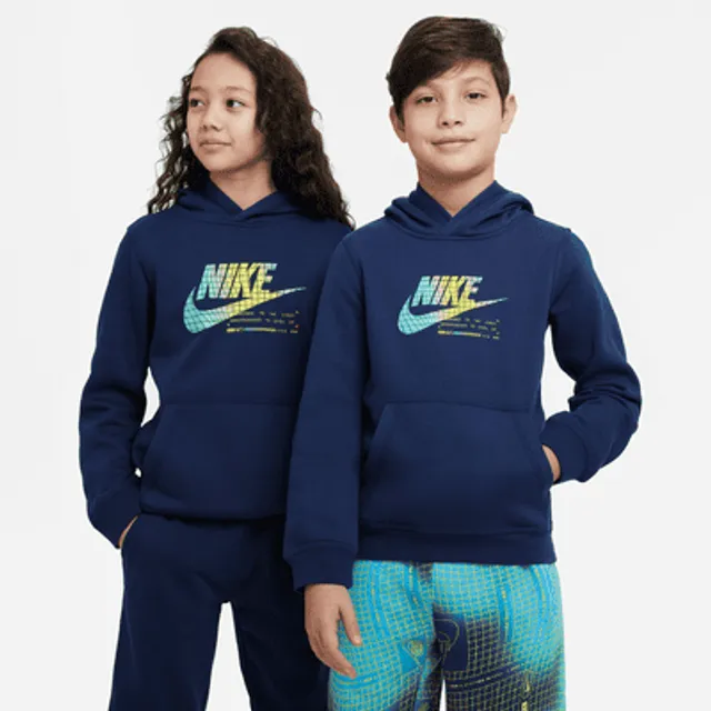 Nike Sportswear Club Fleece Big Kids' Graphic Pullover Hoodie