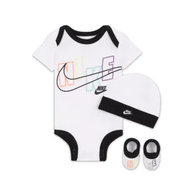 Nike "Now You See Me" Baby 3-Piece Bodysuit Box Set. Nike.com