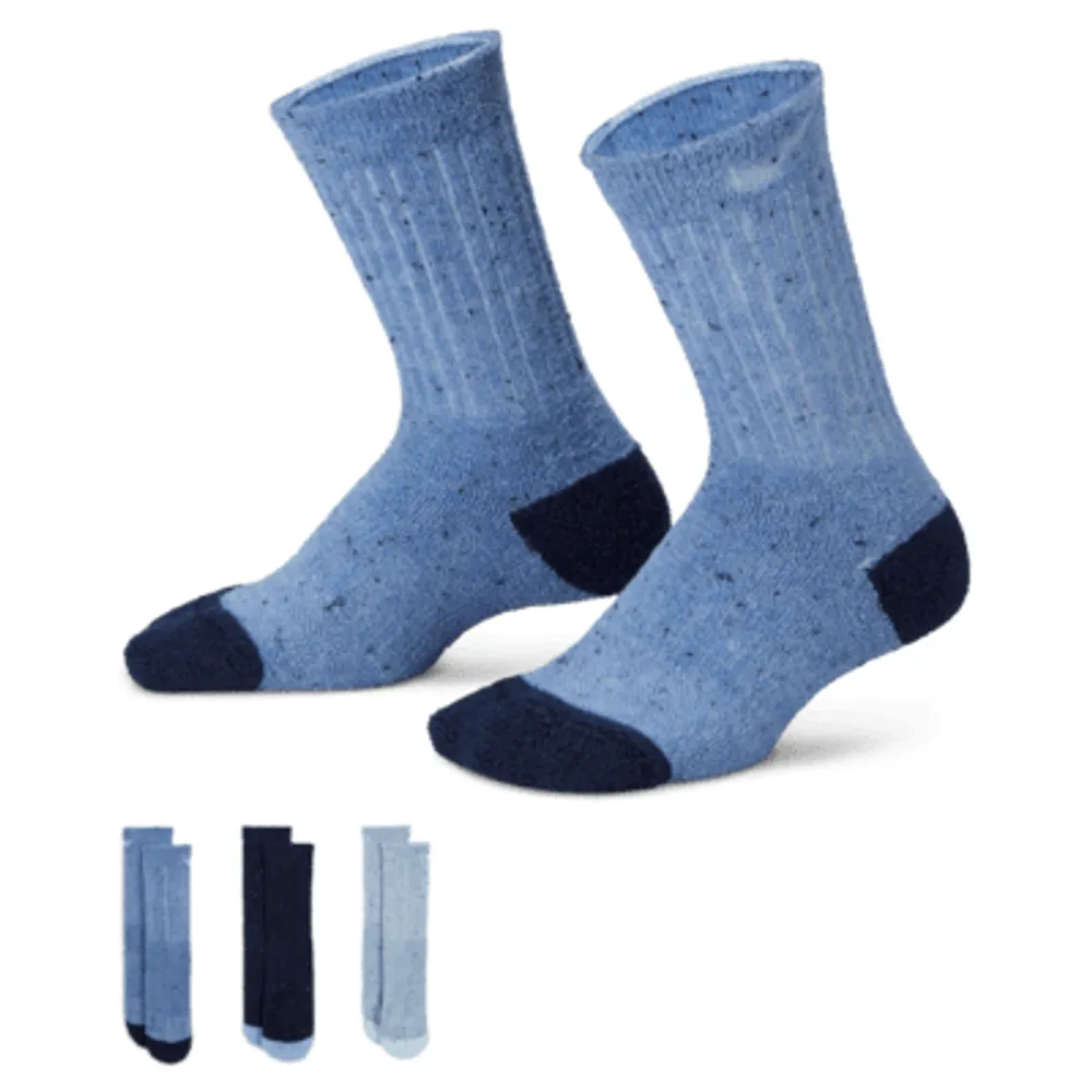 Nike, Grippy Sock 3pk Baby, Crew Socks