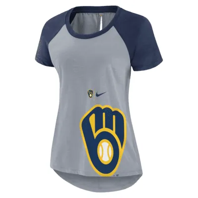 Nike Summer Breeze (MLB Milwaukee Brewers) Women's Top. Nike.com