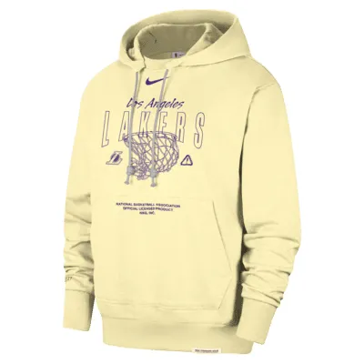 Los Angeles Lakers Standard Issue Men's Nike Dri-FIT NBA Hoodie. Nike.com