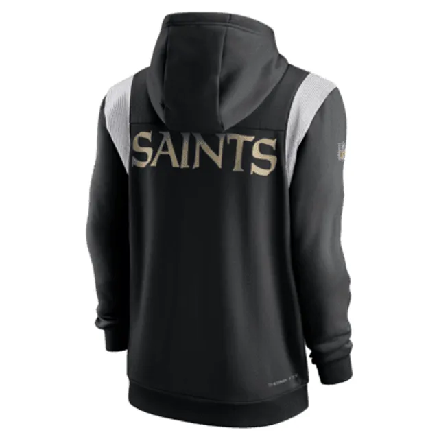 Nike Therma Lockup (NFL New Orleans Saints) Men's Full-Zip Hoodie