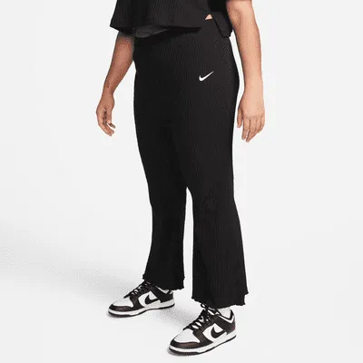 Nike Sportswear Women's High-Waisted Ribbed Jersey Pants (Plus Size). Nike.com