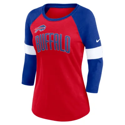 Nike Pride (NFL Buffalo Bills) Women's 3/4-Sleeve T-Shirt. Nike.com