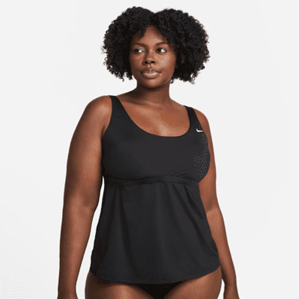 Nike Essential Women's Scoop Neck Tankini (Plus Size). Nike.com