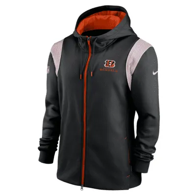 Nike Therma Lockup (NFL Cincinnati Bengals) Men's Full-Zip Hoodie. Nike.com