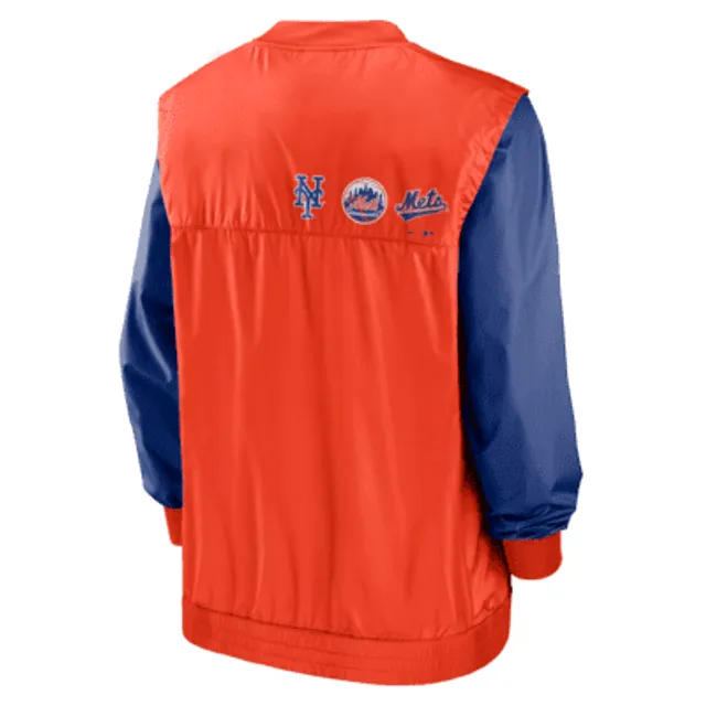 Houston Astros Nike Rewind Warmup V-Neck Pullover Jacket - White/Navy