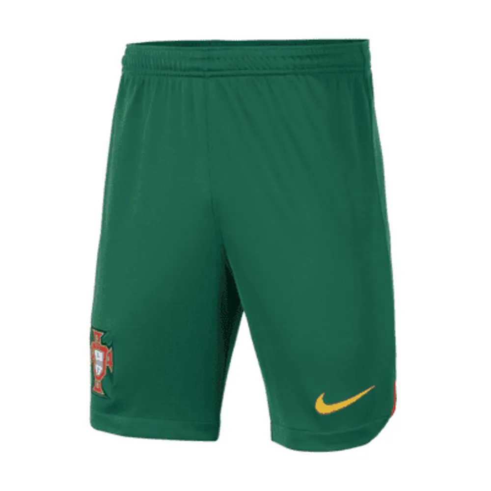 Portugal 2022/23 Stadium Home Big Kids' Nike Dri-FIT Soccer Shorts. Nike.com