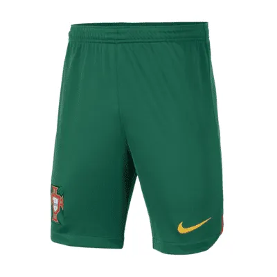 Portugal 2022/23 Stadium Home Big Kids' Nike Dri-FIT Soccer Shorts. Nike.com
