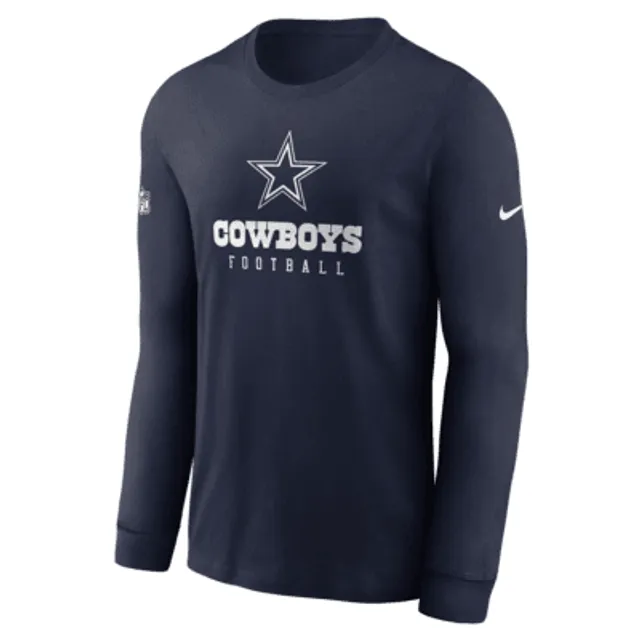 Dallas Cowboys Nike Dri-Fit Cotton Mens Property of Short Sleeve T-Shirt Medium / Navy